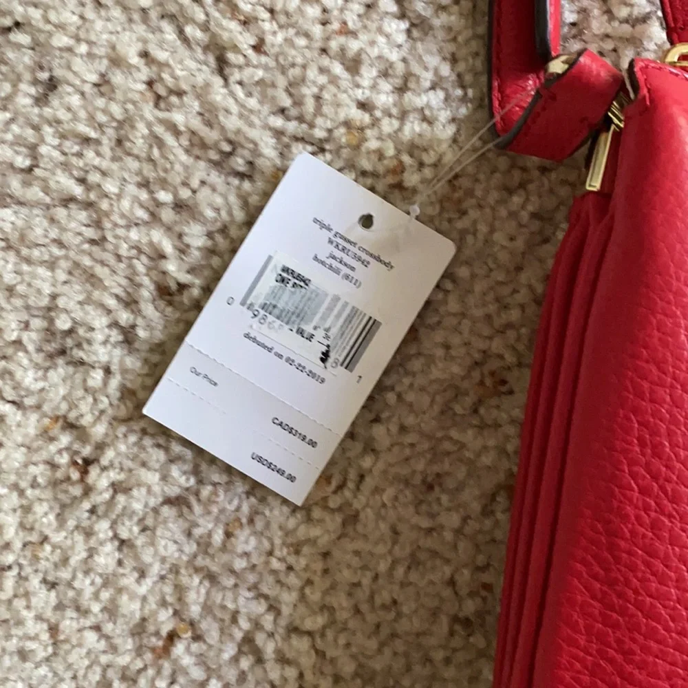 Kate Spade Red Crossbody Bag - Picture 4 of 8